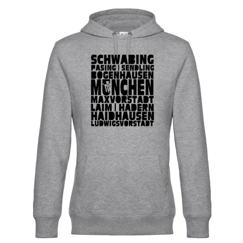 München Stadtteile Männer Hoodie