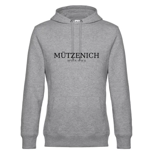 Mützenich Koordinaten Hoodie Männer King Hooded