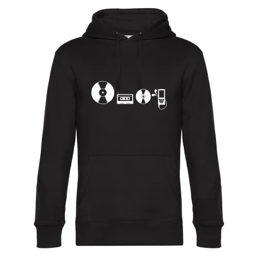 Music Evolution Männer Hoodie