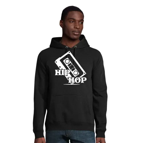 Musik Kassette Hip Hop Hoodie Männer Stellar Bio