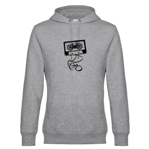 Musik Kassette Radfahrer DJ Tape Fahrrad Hoodie Männer King Hooded