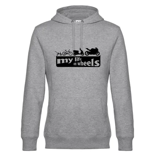 my life on wheels - Motorrad Hoodie Männer King Hooded