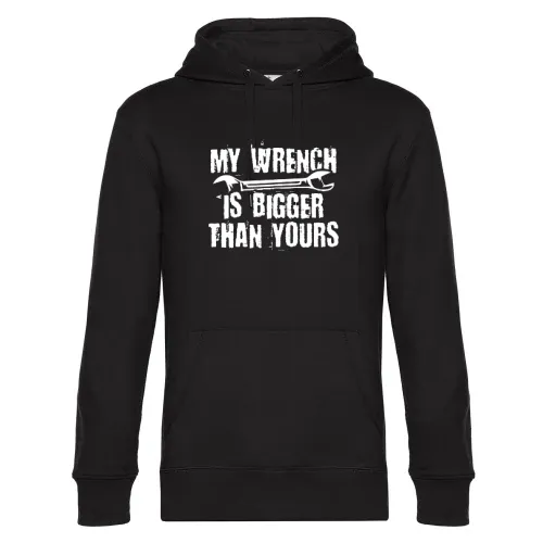 My Wrench Is Bigger Than Yours- Kfz Mechaniker Hoodie Männer King Hooded