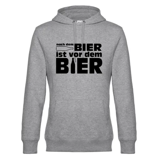 nach dem Bier ist vor dem Bier Hoodie Männer King Hooded