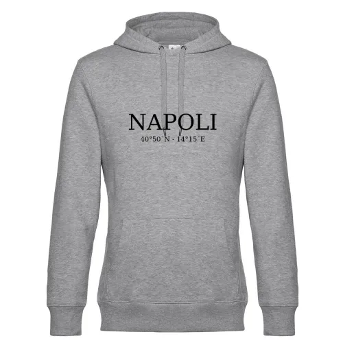 Napoli Koordinaten Hoodie Männer King Hooded