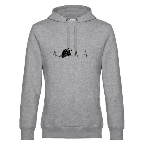 Narrenkappe Herzschlag Männer Hoodie