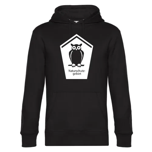 Naturschutzgebietschild Hoodie Männer King Hooded