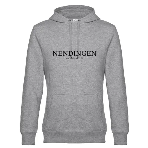 Nendingen Koordinaten Hoodie Männer King Hooded