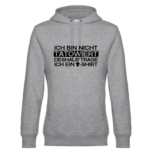 nicht Tätowiert 2.0 Hoodie Männer King Hooded