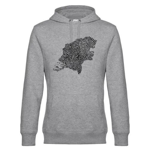 Niederlande Fingerabdruck Hoodie Männer King Hooded