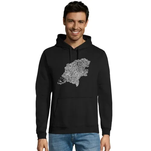 Niederlande Fingerabdruck Hoodie Männer Snake