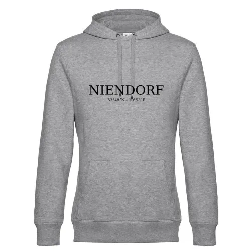 Niendorf Koordinaten Hoodie Männer King Hooded