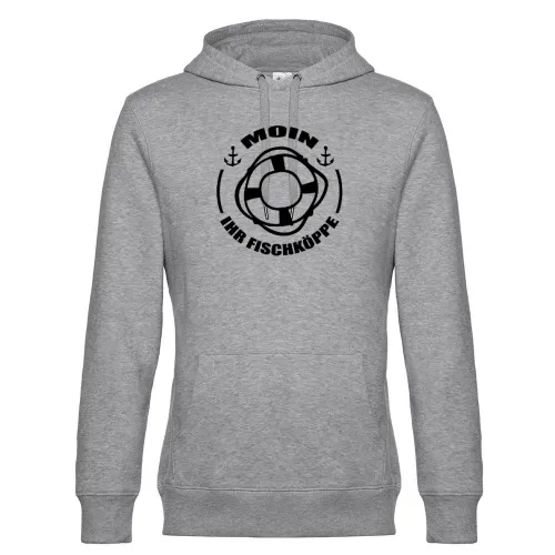 Norddeutschland Moin Ihr Fischköppe Nordsee Motiv Männer Hoodie