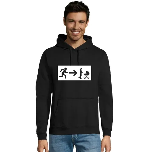 Notausgang Kinderwagen Hoodie