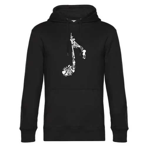 Note aus Musikinstrumenten Männer Hoodie