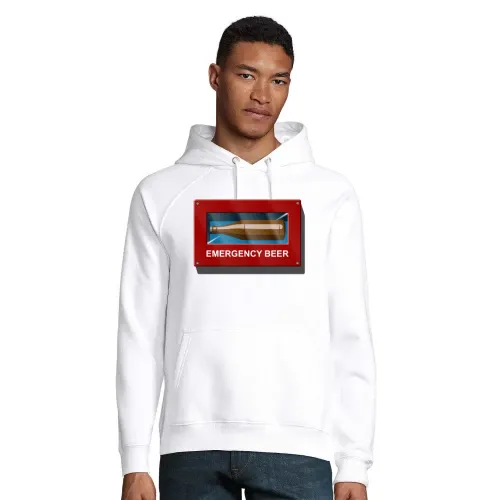 Notfall Bier Box Emergency Beer Hoodie Männer Stellar Bio