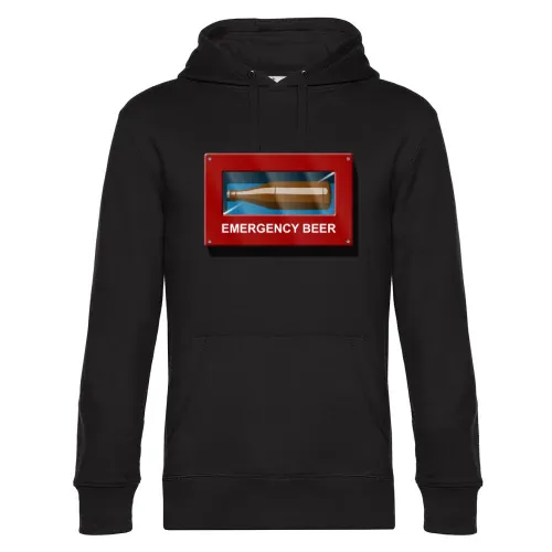 Notfall Bier Box Emergency Beer Hoodie Männer King Hooded