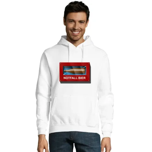 Notfall Bier Box Männer Hoodie Notfall Bier Box Hoodie