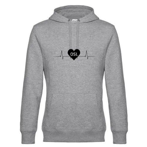 Oberspreewald, Lausitz OSL Nummernschild Herzschlag Männer Hoodie