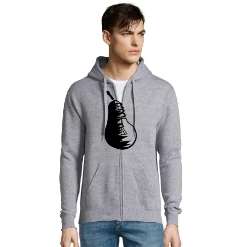 Obst Birne und Glühbirne Männer Hoodie