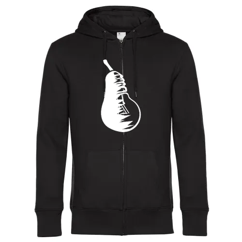Obst Birne und Glühbirne Männer Hoodie
