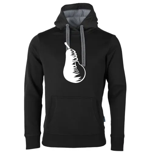 Obst Birne und Glühbirne Männer Hoodie