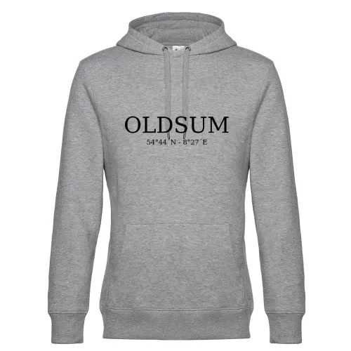 Oldsum Koordinaten Hoodie Männer King Hooded