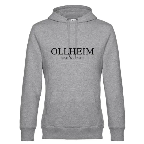 Ollheim Koordinaten Hoodie Männer King Hooded