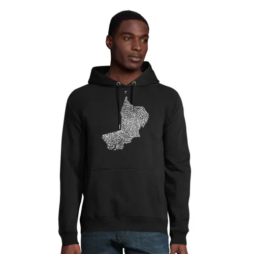 Oman Fingerabdruck Männer Hoodie