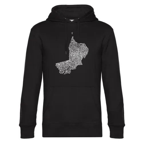 Oman Fingerabdruck Männer Hoodie