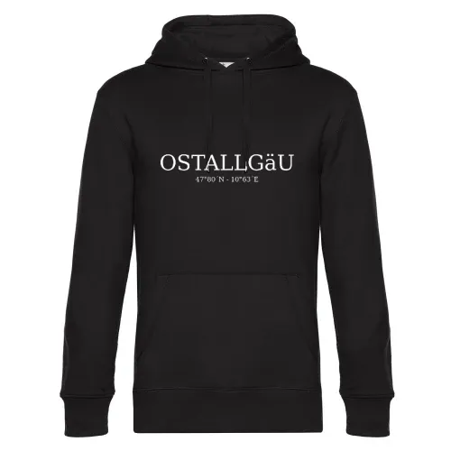 Ostallgäu Koordinaten Hoodie Männer King Hooded