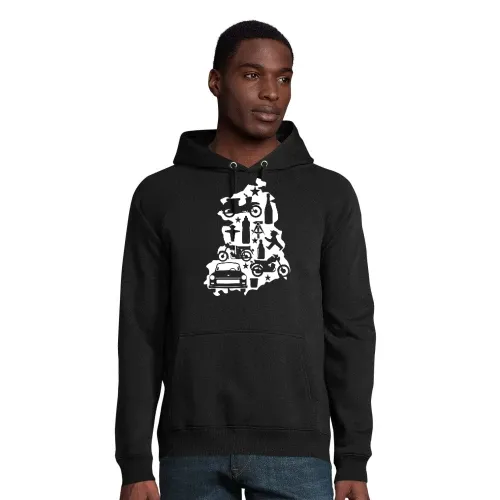 Ostprodukte der DDR Männer Hoodie
