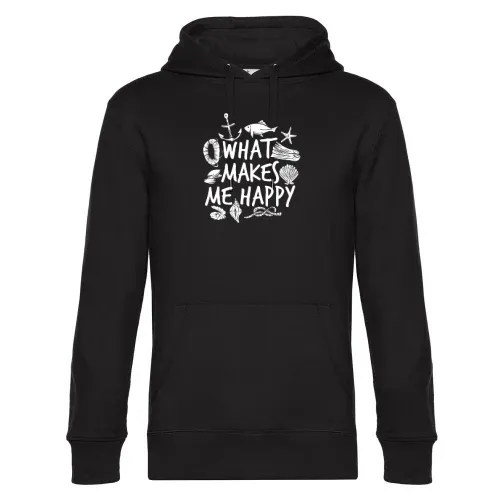 Ostsee Make Happy - Anker Moin Fisch Outfit Küste Hoodie Männer King Hooded