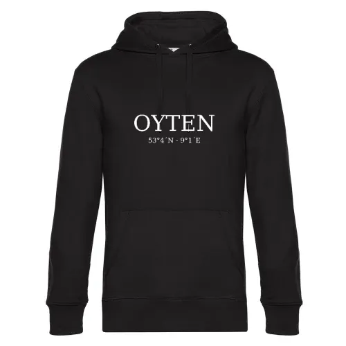 Oyten Koordinaten Hoodie Männer King Hooded