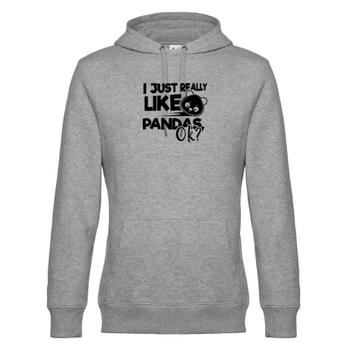 Panda Liebe über Alles Hoodie Männer King Hooded