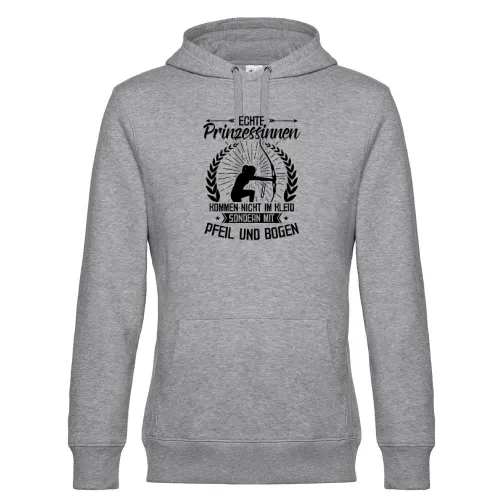 Pfeil Bogen Bogenschießen Bogenschütze Prinzessin Hoodie Männer King Hooded