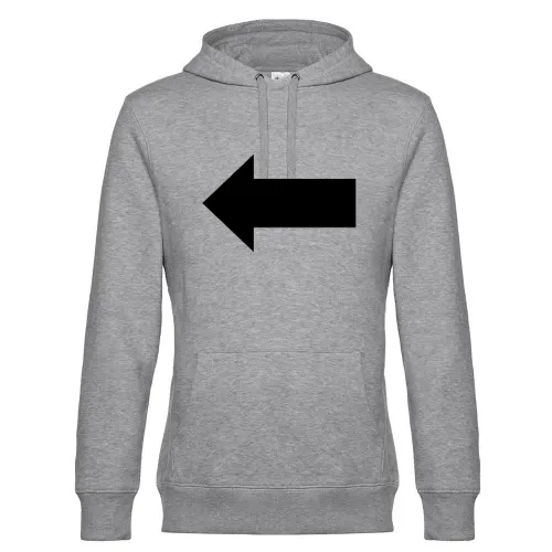 Pfeil nach links Hoodie Männer King Hooded