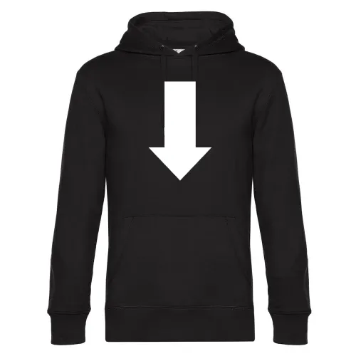 Pfeil nach unten Hoodie Männer King Hooded