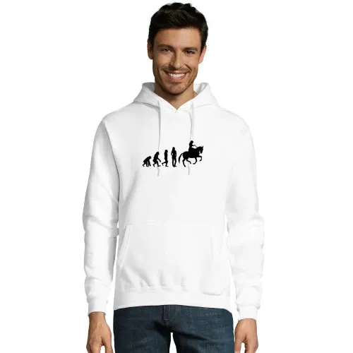 Pferde Reiterin Evolution Pferdeliebe Reiten Hoodie Männer Snake