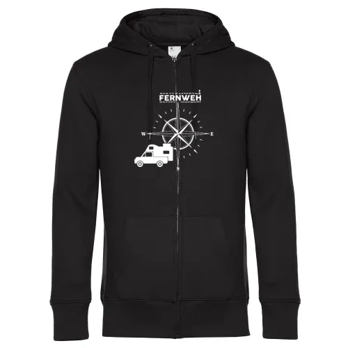 Pickup mit Wohnkabine Absetzkabine Fernweh Männer Hoodie