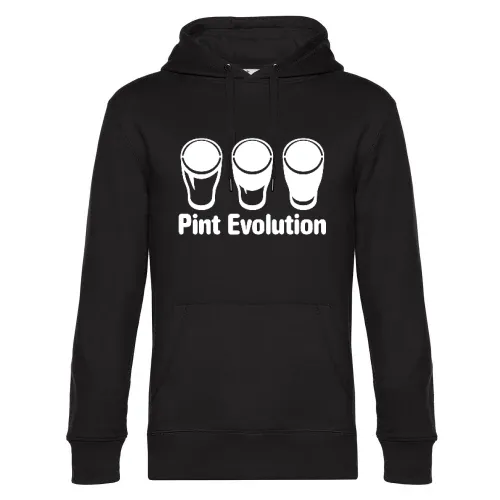 Pint Evolution - Bierglas Hoodie Männer King Hooded