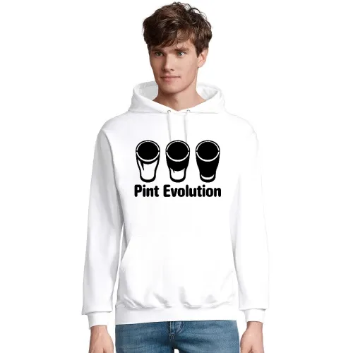 Pint Evolution - Bierglas Hoodie Männer Condor