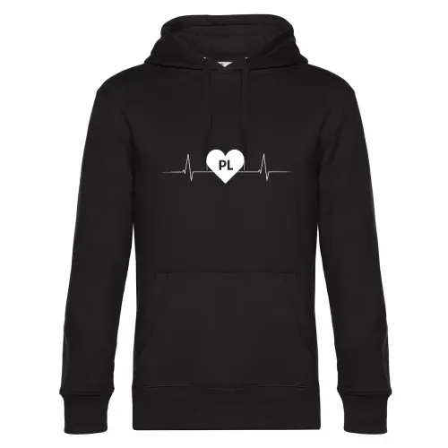 Plauen PL Nummernschild Herzschlag Hoodie Männer King Hooded