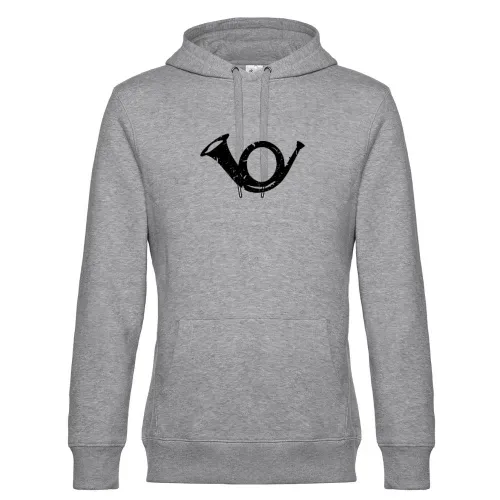 Post Postbote Horn Kostüm Briefträger Zusteller Hoodie Männer King Hooded