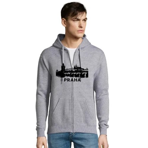 Prags Skyline Männer Hoodie