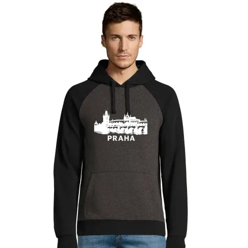 Prags Skyline Männer Hoodie