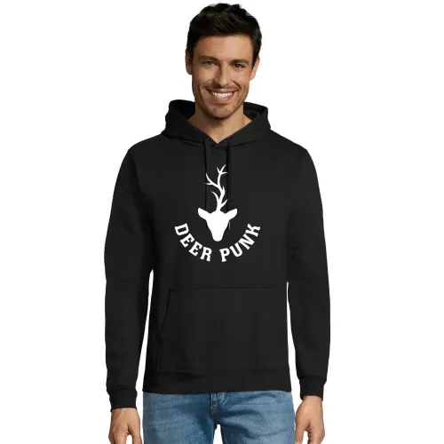 Punk Hirschgeweih Hoodie