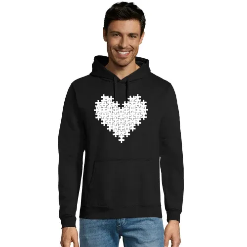 Puzzle Herz Hoodie