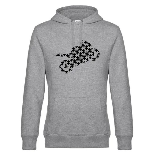 Puzzlebike Motorrad Männer Hoodie