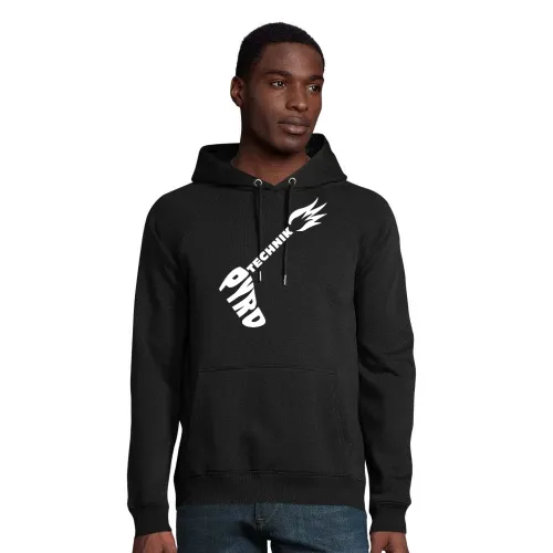 Pyrotechnikhand in Schrift Männer Hoodie